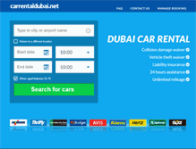 Tablet Screenshot of carrentaldubai.net